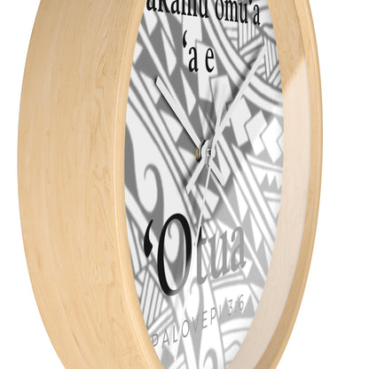 GOD FIRST PROVERBS 3:6 (TONGAN)  - Wall Clock