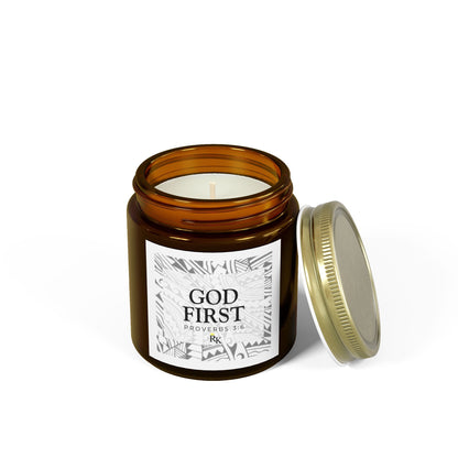 GOD FIRST : Scented Candles, Coconut Apricot Wax