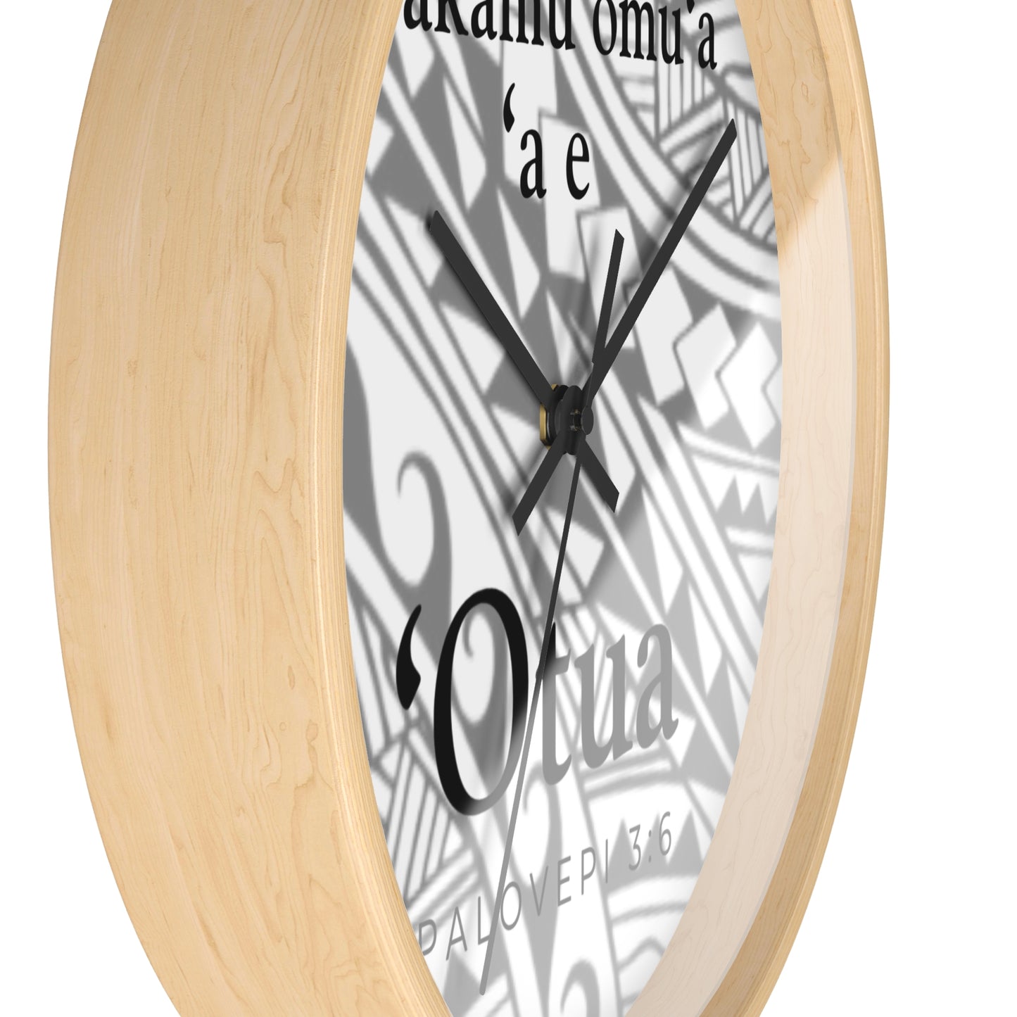 GOD FIRST PROVERBS 3:6 (TONGAN)  - Wall Clock