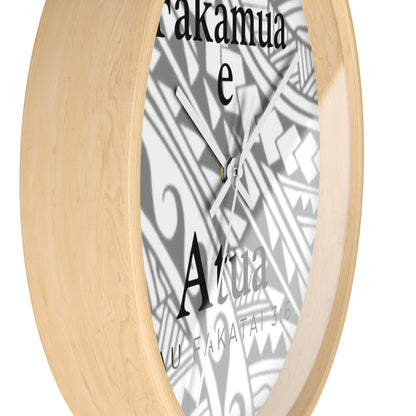 GOD FIRST PROVERBS 3:6 (NIUEAN)  - Wall Clock