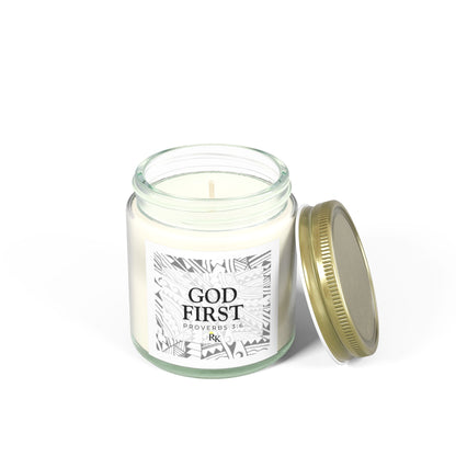 GOD FIRST : Scented Candles, Coconut Apricot Wax